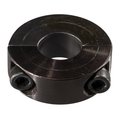 Midwest Fastener 9/16" Black Oxide Steel Double Split Shaft Collar 2PK 933508